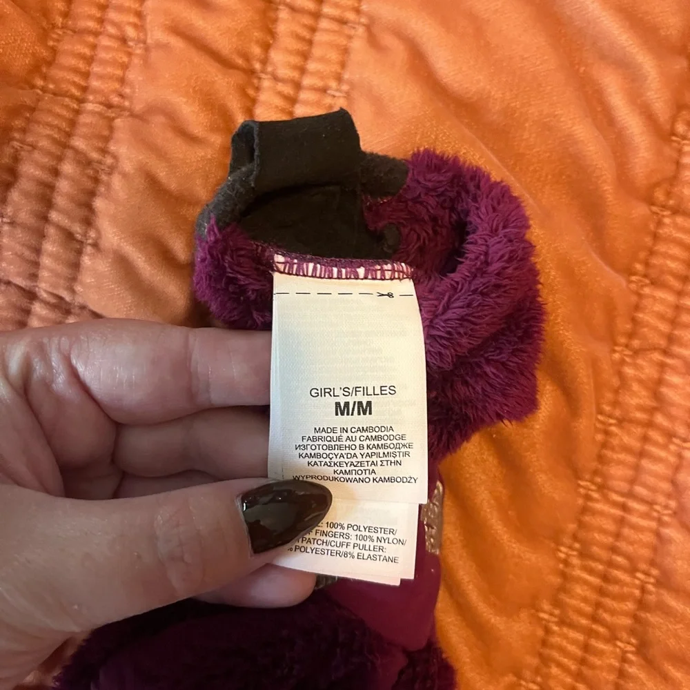 Medium Girls North Face Gloves
